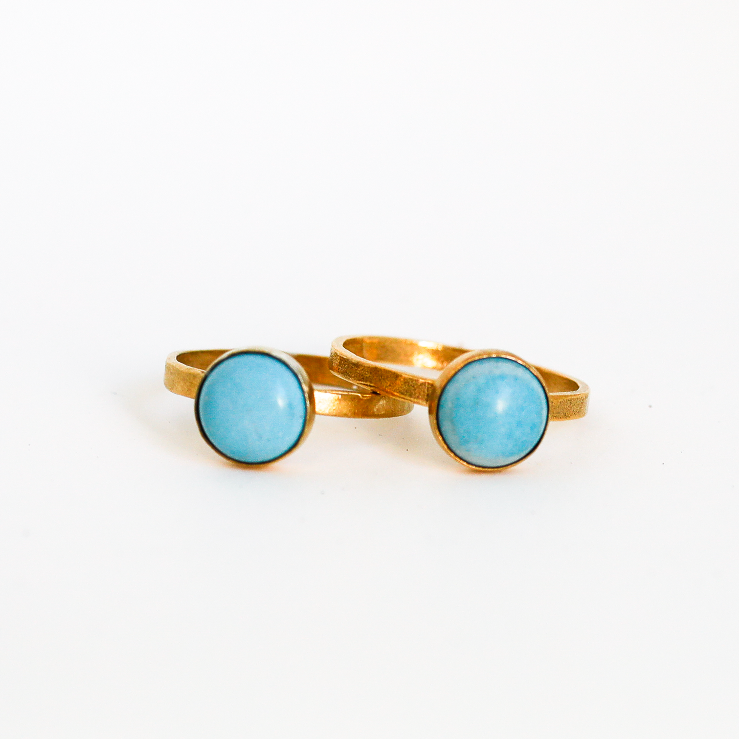 Limited Edition Gemstone Stacking Rings - Opal, Chrysoprase, Lapis, Malachite or Moonstone