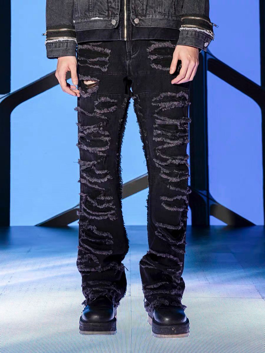 Jeans ripped