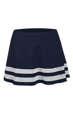 Maxine A-Line Skort - Slate - 14.5" Length