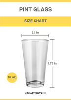 Foo Dog Guardian Pint Glass -SPIdeals Designs