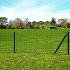 Euro Fence Steel 82ftx3.9ft Green