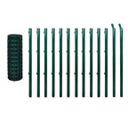 Euro Fence Steel 82ftx3.9ft Green