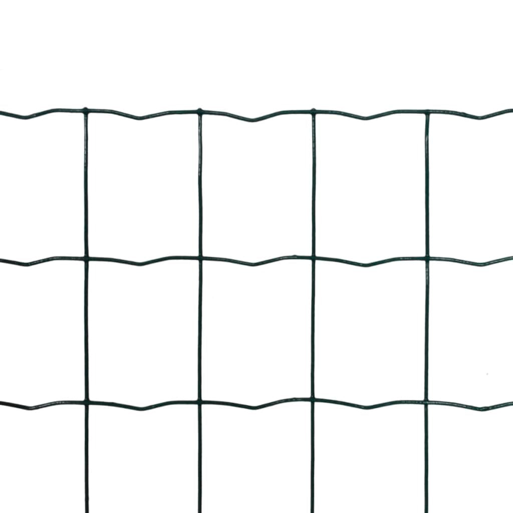 Euro Fence Steel 82ftx3.3ft Green