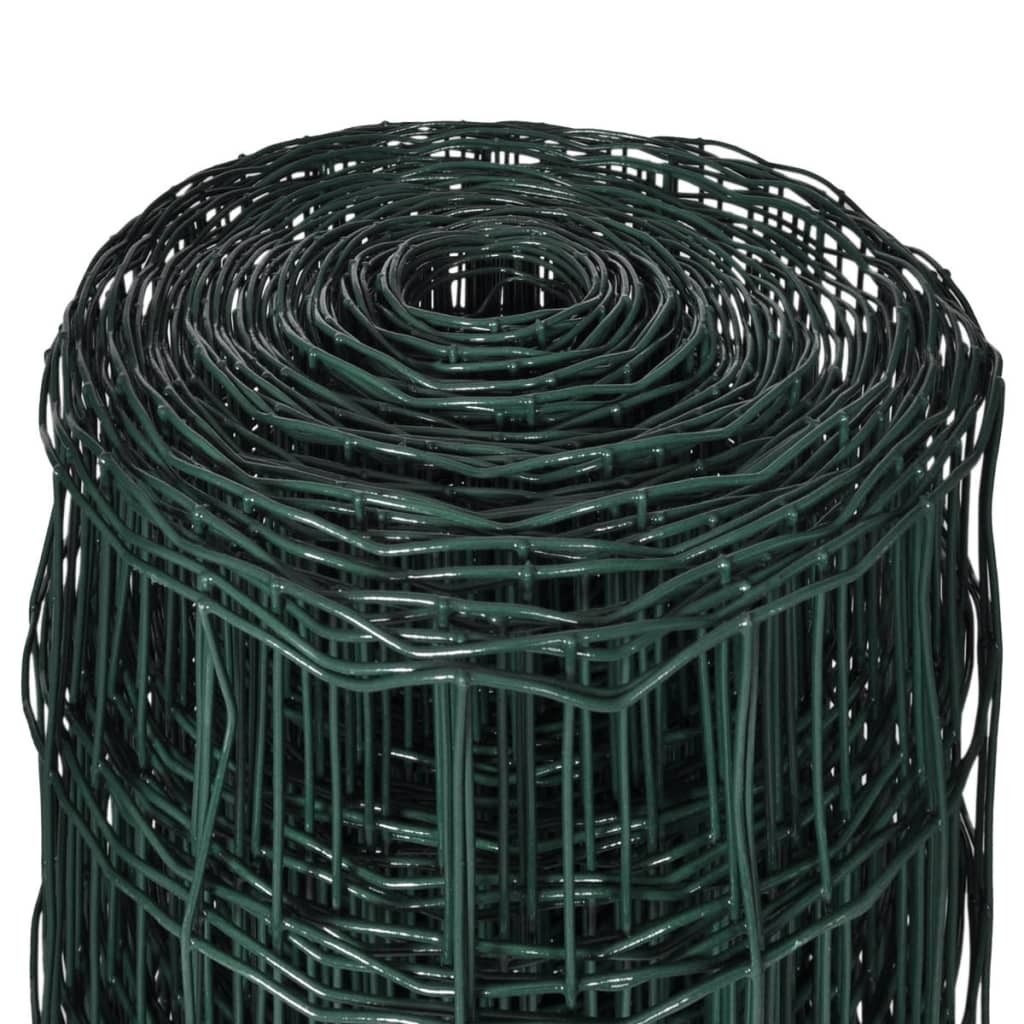 Euro Fence Steel 82ftx3.3ft Green