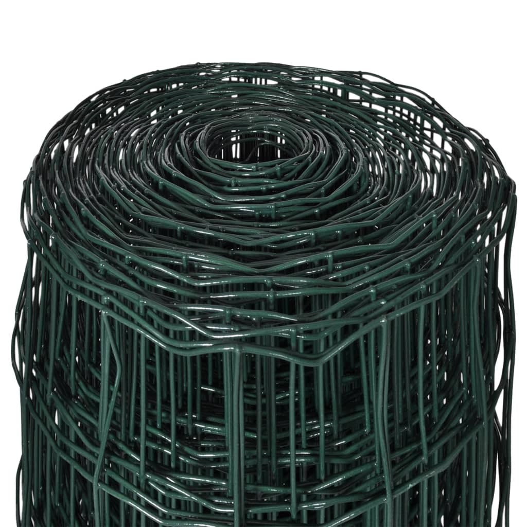 Euro Fence Steel 82ftx3.9ft Green