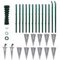 Chain Link Fence with Posts Spike Steel 2.6ftx82ft