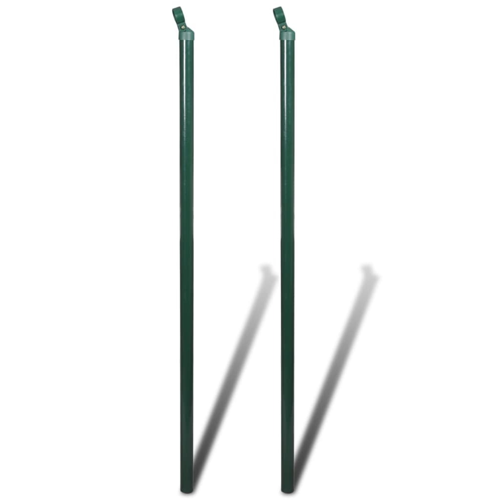 Chain Link Fence with Posts Spike Steel 2.6ftx82ft