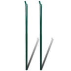 Chain Link Fence with Posts Spike Steel 2.6ftx82ft