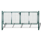 Garden Mesh Gate Fence Door Wall Grille 118.1x29.5