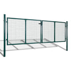 Garden Mesh Gate Fence Door Wall Grille 118.1x29.5