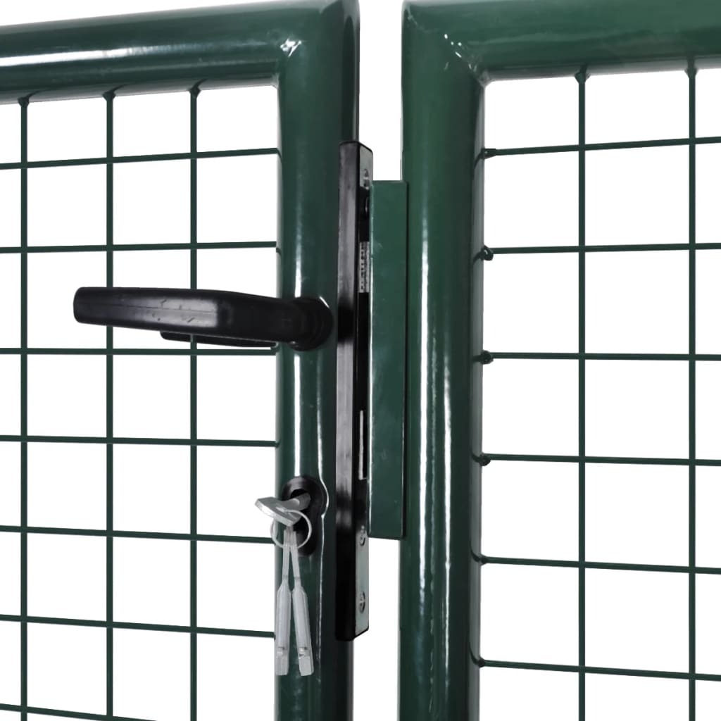 Garden Mesh Gate Fence Door Wall Grille 118.1x29.5