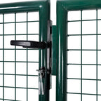 Garden Mesh Gate Fence Door Wall Grille 118.1x29.5
