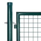 Garden Mesh Gate Fence Door Wall Grille 118.1x29.5