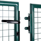 Garden Mesh Gate Fence Door Wall Grille 118.1x29.5
