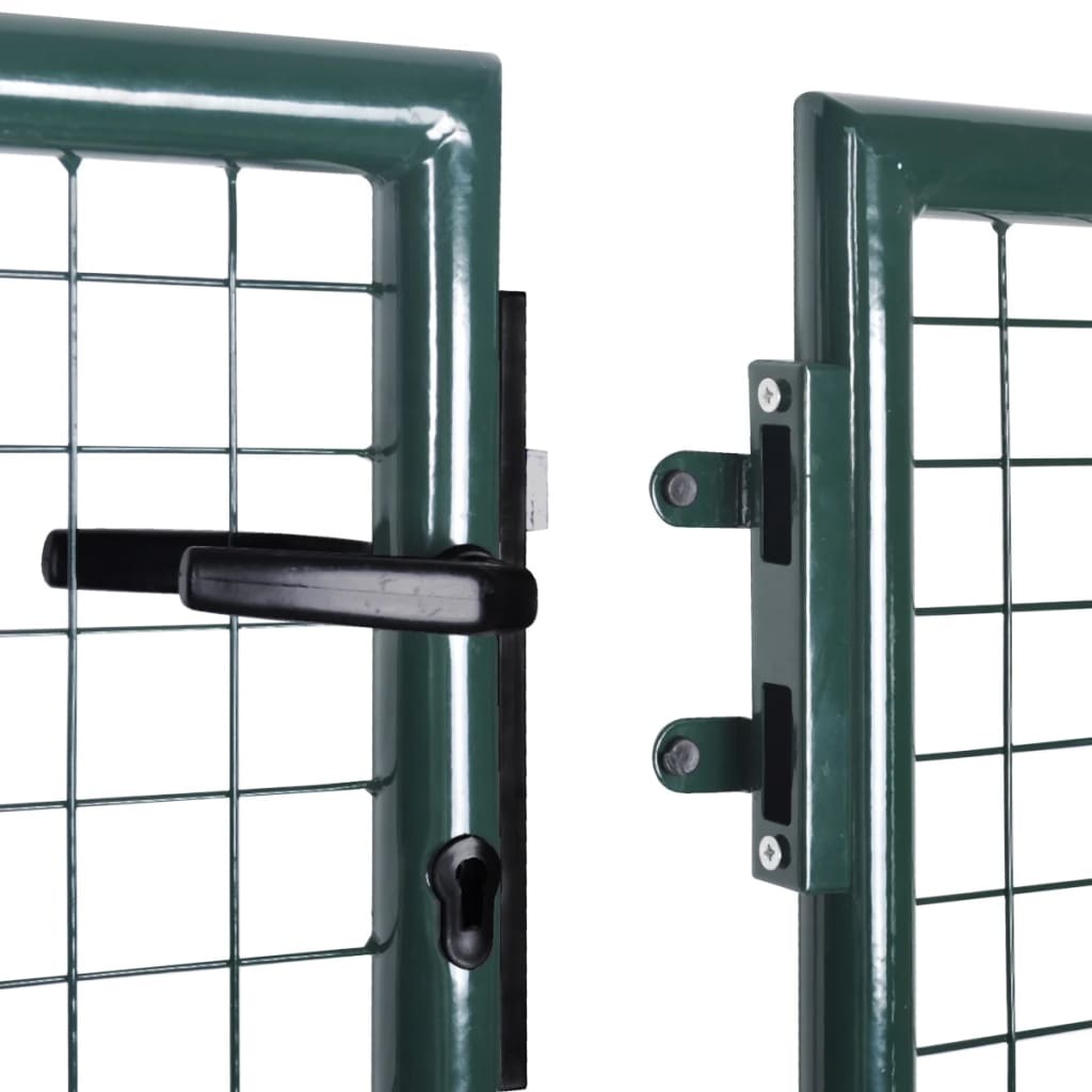 Garden Mesh Gate Fence Door Wall Grille 118.1x29.5