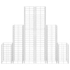 6 Piece Gabion Set Galvanized Wire