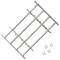 Adjustable Security Grille for Windows with 4 Crossbars 27.6"-41.3