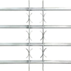 Adjustable Security Grille for Windows with 4 Crossbars 27.6"-41.3