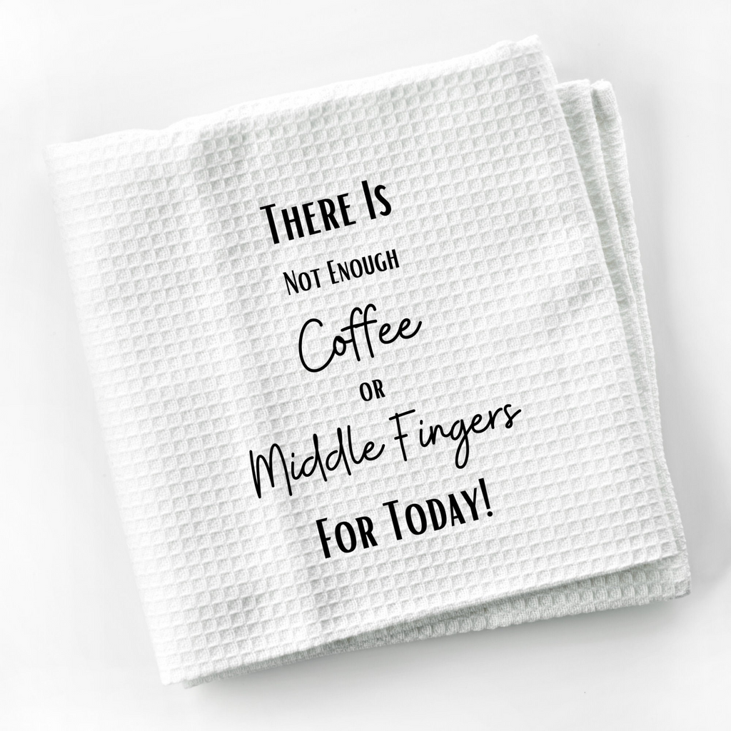 Funny Kitchen Towel with Sarcastic Quote | Decorative Hand Towel Funny Saying for Kitchen or Bathroom| Humorous Dish Towel  for Kitchen Gift