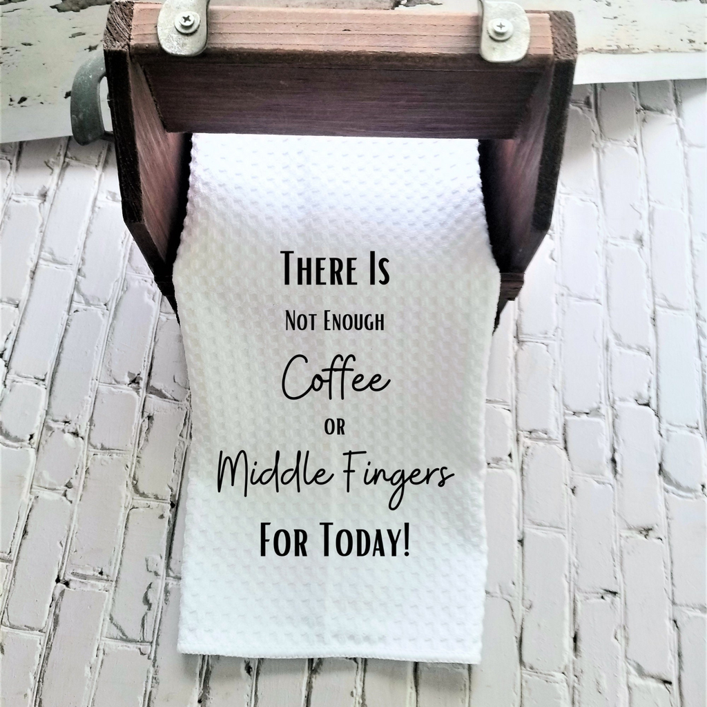 Funny Kitchen Towel with Sarcastic Quote | Decorative Hand Towel Funny Saying for Kitchen or Bathroom| Humorous Dish Towel  for Kitchen Gift
