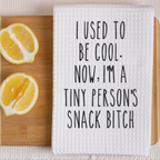 Mom Life Funny Tea Towel | Funny Kitchen Towel with Quote | Funny Towel Sayings for Mom Cook Gift