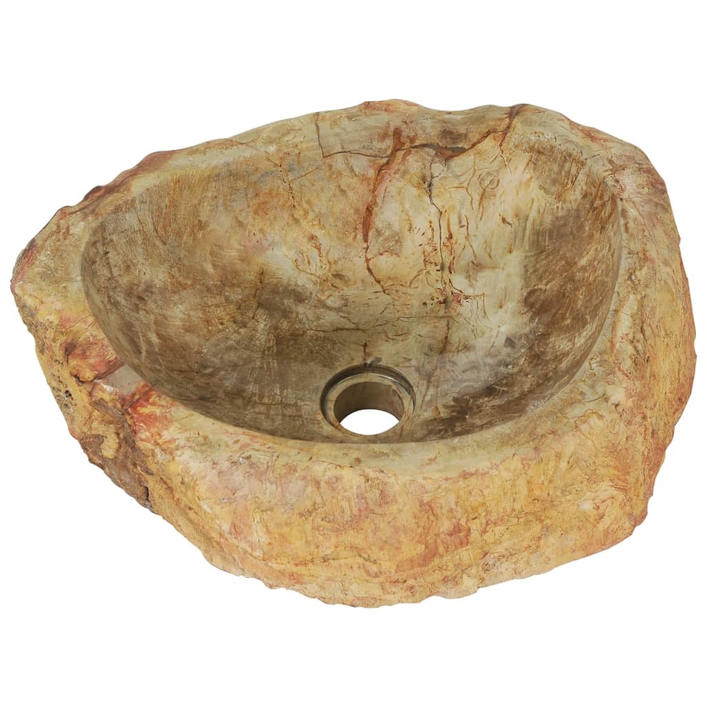 Sink 17.7"x13.8"x5.9" Fossil Stone Cream
