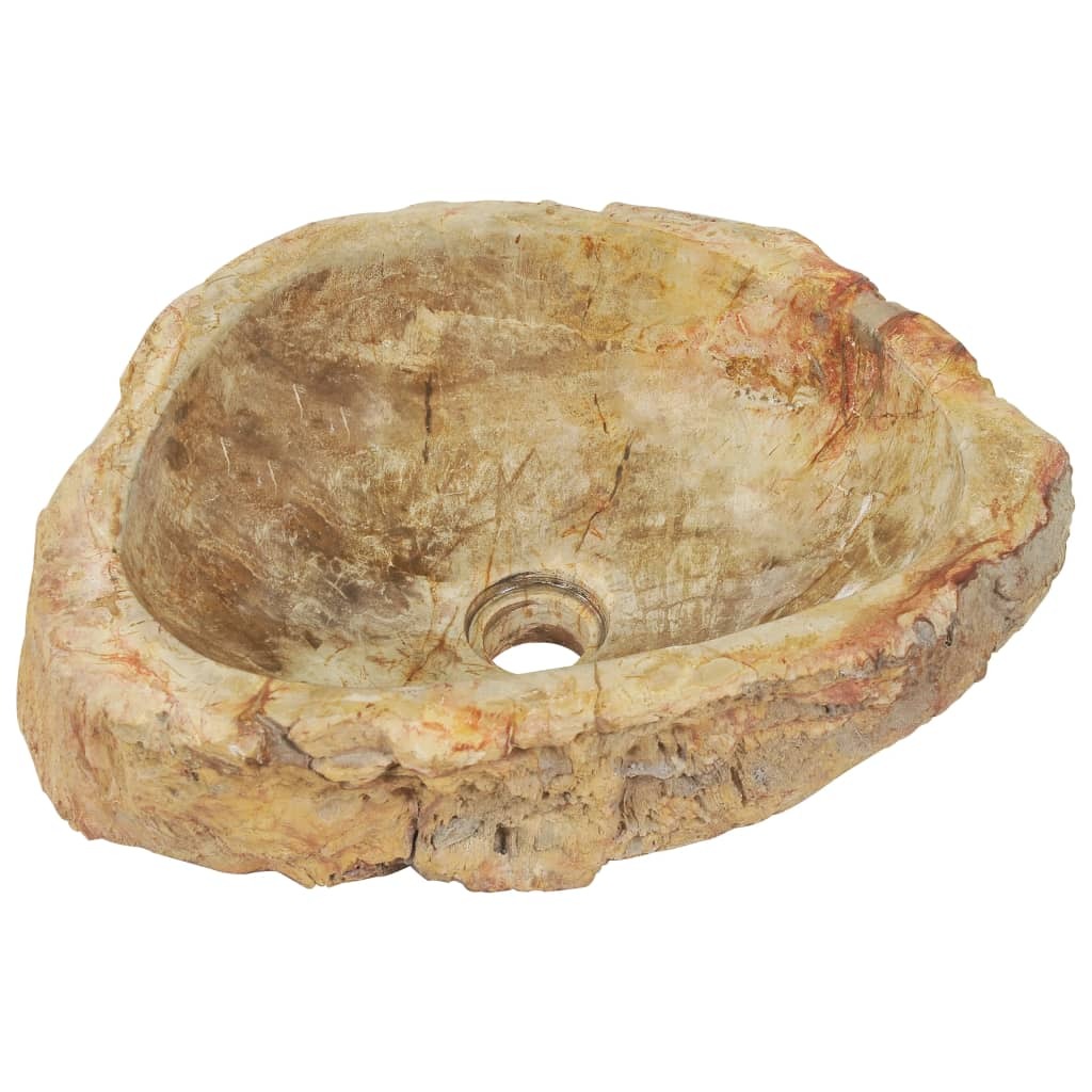 Sink 17.7"x13.8"x5.9" Fossil Stone Cream