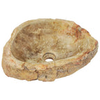 Sink 17.7"x13.8"x5.9" Fossil Stone Cream