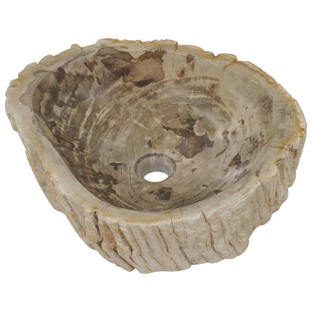 Sink 17.7"x13.8"x5.9" Fossil Stone Cream