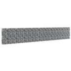 Gabion Wall with Covers Galvanized Steel 236"x11.8"x39.4