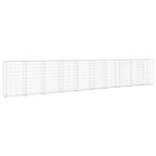 Gabion Wall with Covers Galvanized Steel 236"x11.8"x39.4
