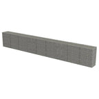 Gabion Wall with Covers Galvanized Steel 354"x19.7"x39.4