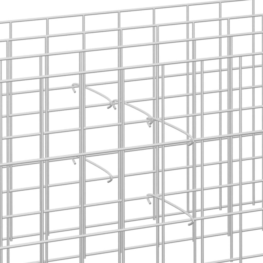 Gabion Hooks 100 pcs Galvanized Steel 7.9