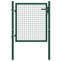 Fence Gate Steel 39.4x29.5" Green