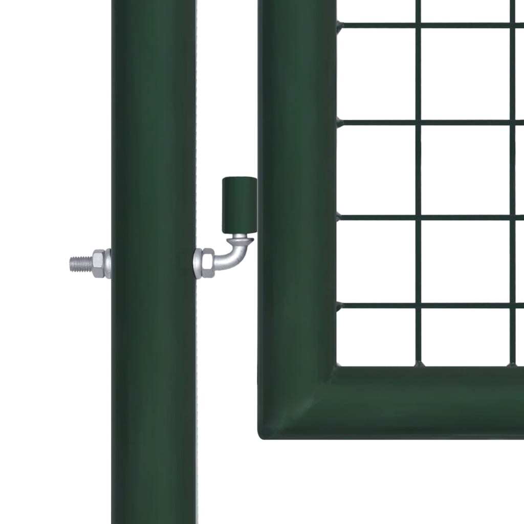 Fence Gate Steel 39.4x29.5" Green