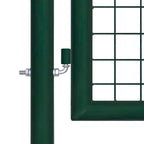 Fence Gate Steel 39.4x29.5" Green