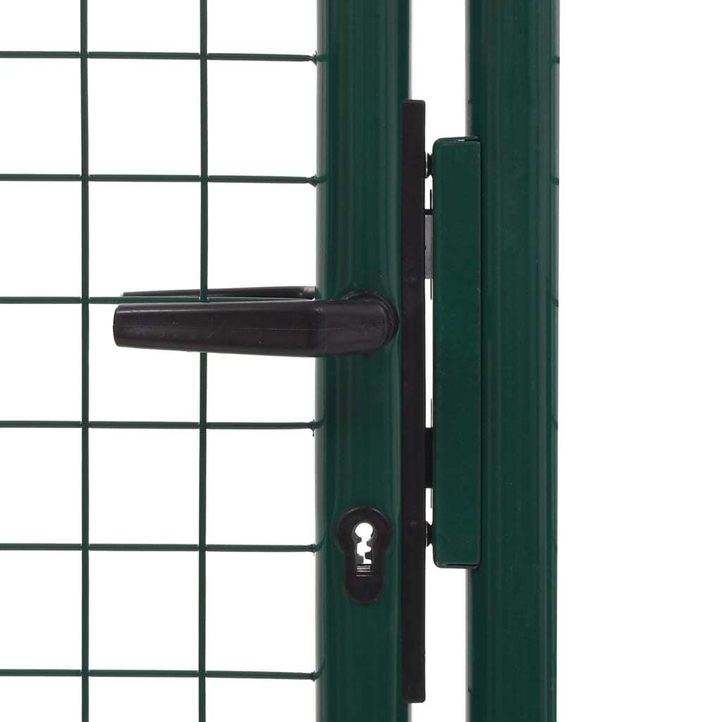 Fence Gate Steel 39.4x29.5" Green