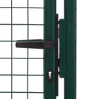 Fence Gate Steel 39.4x29.5" Green