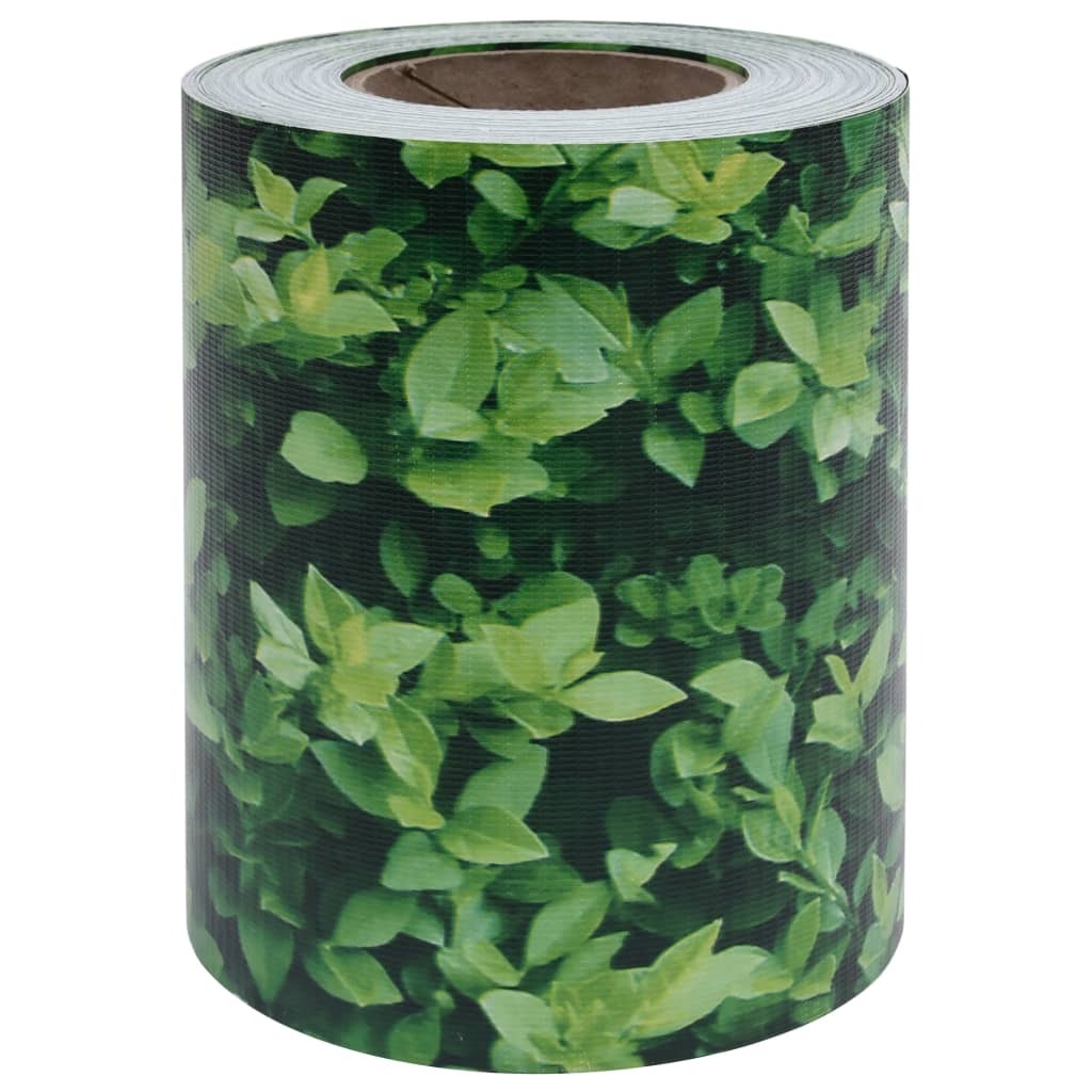Garden Privacy Screen PVC 114.8'x0.6'Green