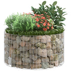 Circular Gabion Pole Galvanized Steel 39.4"x19.7