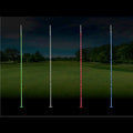 LED 78 Inch Red Flag Stick