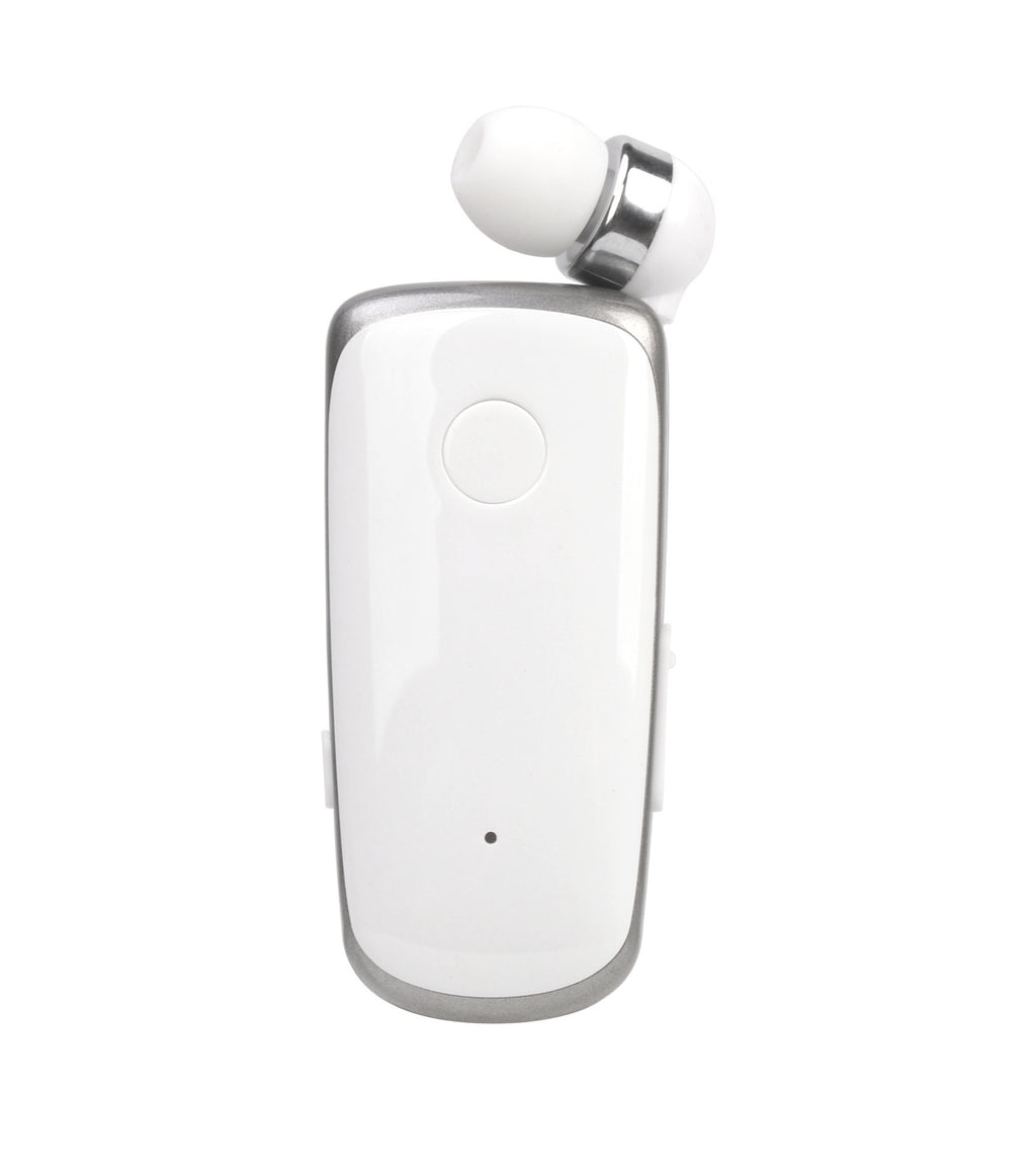 Compatible with Apple , Bluetooth Headset Retractable Pull Cord Lavalier Style