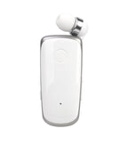 Compatible with Apple , Bluetooth Headset Retractable Pull Cord Lavalier Style