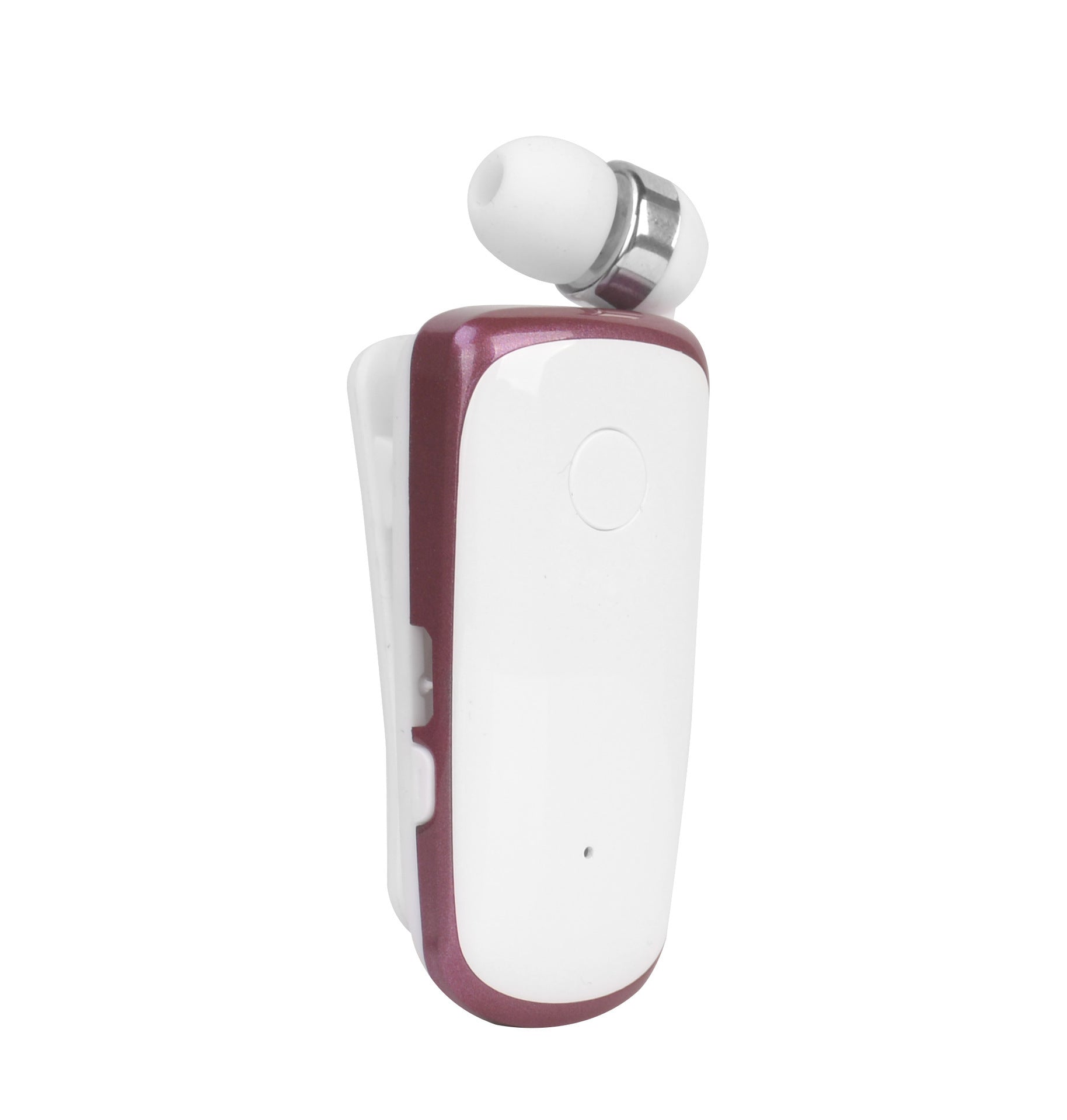Compatible with Apple , Bluetooth Headset Retractable Pull Cord Lavalier Style