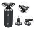 Color: Black, style: Standard configuration with si - Washing Razor Mini Electric Cross-Border Men'S Wholesale Usb Shaver Whole Body Shave New D4 Five In One