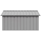 Dog House Gray 45.9"x60.2"x32.1" Galvanized Steel