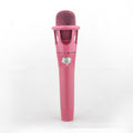 Color: Pink - E-300 handheld microphone network karaoke