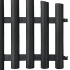 Lawn Edgings 17 pcs Anthracite 32.8'PP
