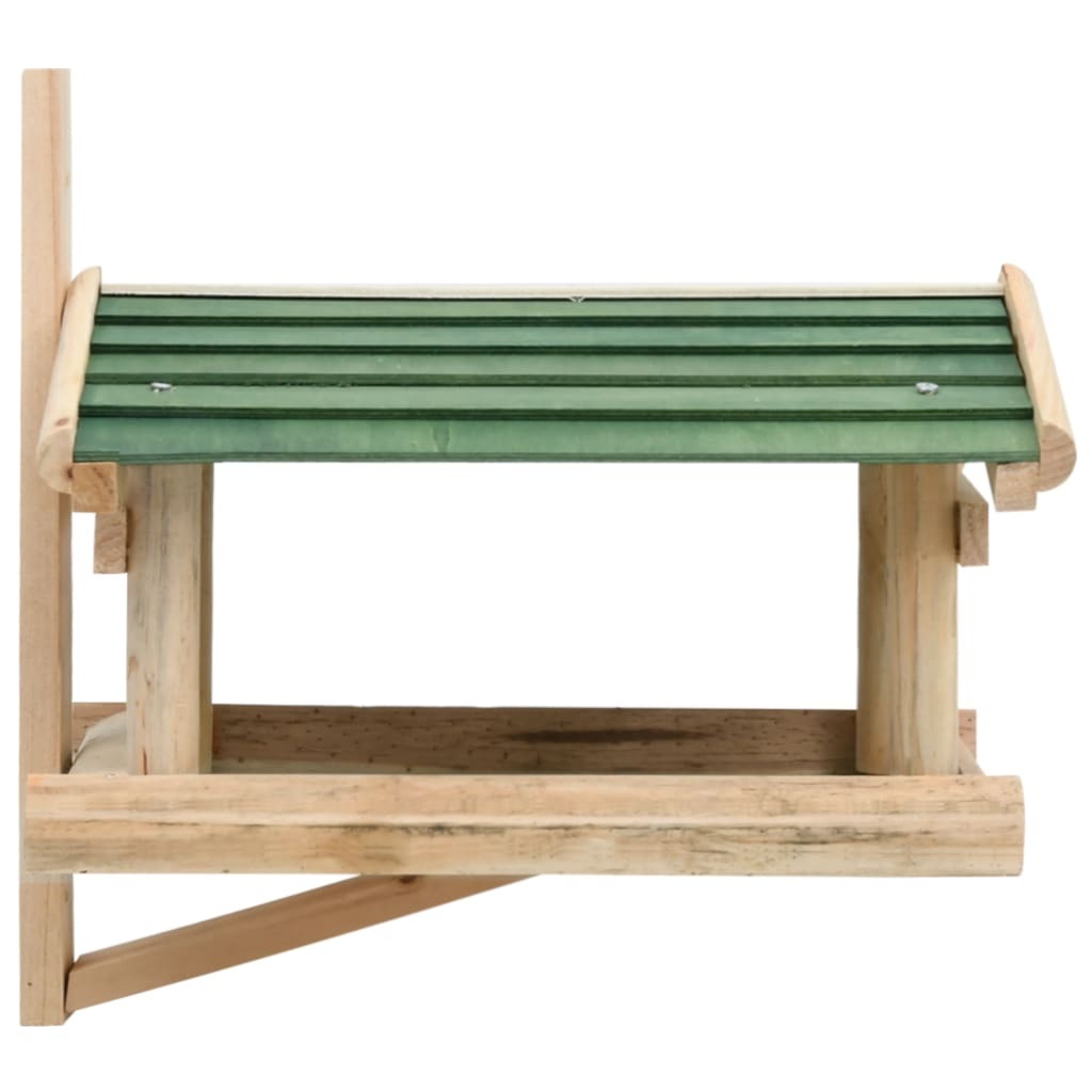 Bird Feeder Solid Wood 13.8"x11.6"x8.3