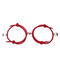 Color: Red - A pair of couple bracelets for eachother